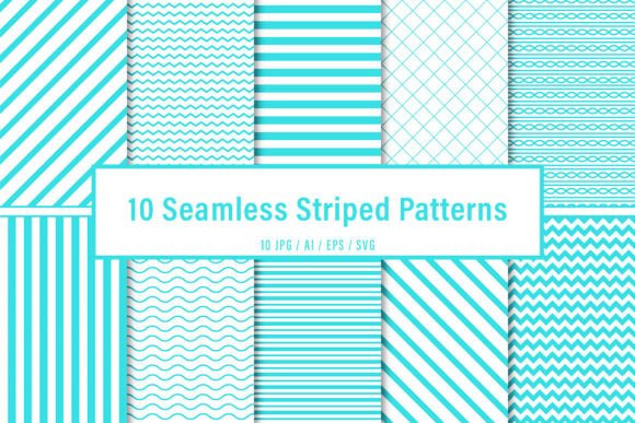 10 Seamless Light Blue Striped Patterns for Effortless, Professional Design