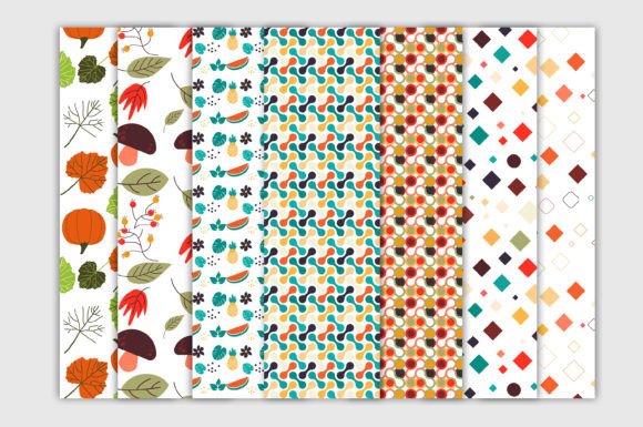 8 Digital Paper Patterns Designed