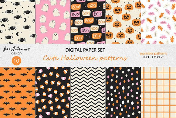 Cute Halloween Patterns for Creative Projects