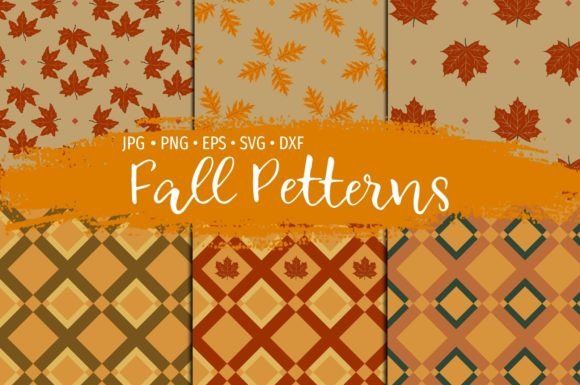🍁 Fall Seamless Patterns: Versatile Digital Designs for Creative Projects
