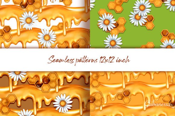 Honey. Set of Patterns