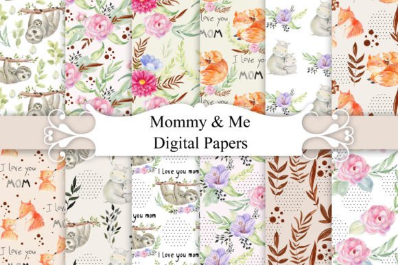 Mommy and Me 2. Seamless Patterns