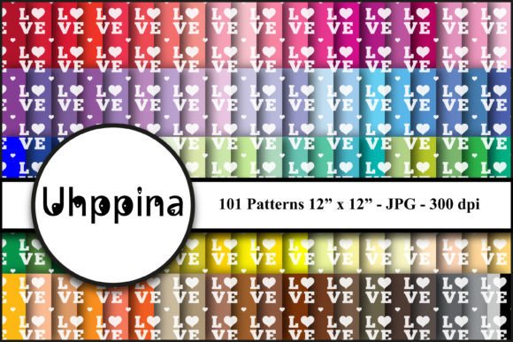 SALE 101 Seamless Patterns BIG LOVE