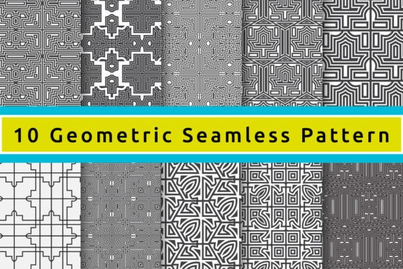 Seamless Lines Vector Patterns