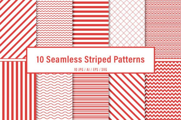 Why Designers and Brands Are Turning to the 10 Seamless Red Striped Patterns Set for Versatile, Scalable Visual Identity
